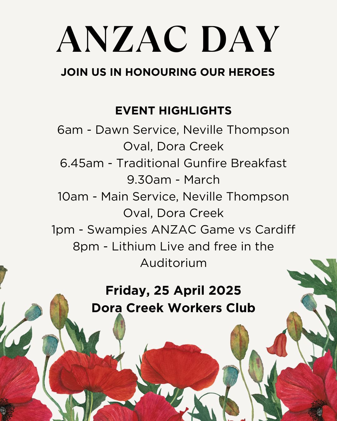 ANZAC Day Services