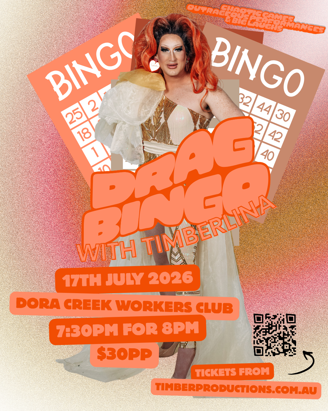 Drag Bingo with Timberlina