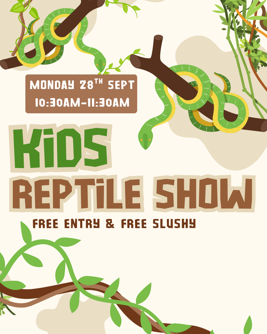 FREE Kids Reptile Show